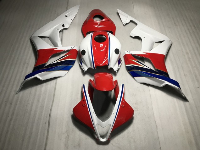 Lojas Carenagens Moto Honda CBR600RR 2007-2008 - Branco Vermelho Azul Escuro Preto OEM Estilo