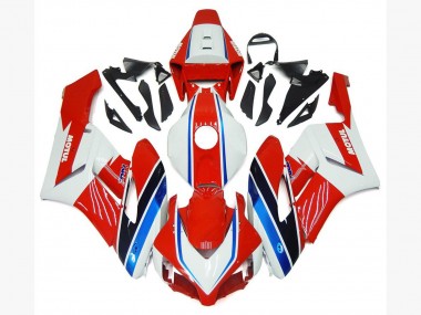 Lojas Carenagens Moto Honda CBR1000RR 2004-2005 - Branco Vermelho Azul Preto Motul