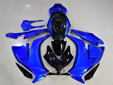 Lojas Carenagens Moto Honda CBR1000RR 2012-2016 - Azul Preto Brilhante