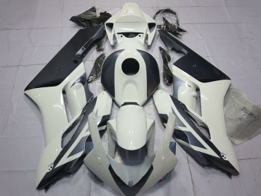 Lojas Carenagens Moto Honda CBR1000RR 2004-2005 - Branco Preto Fosco