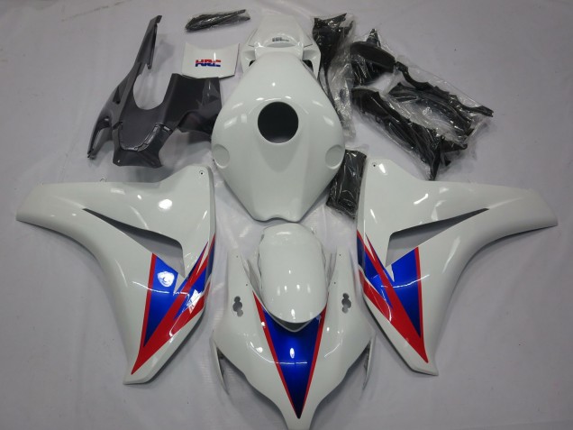 Lojas Carenagens Moto Honda CBR1000RR 2008-2011 - Branco Azul Vermelho