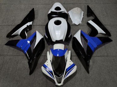 Lojas Carenagens Moto Honda CBR600RR 2007-2008 - Branco Azul Preto Brilhante