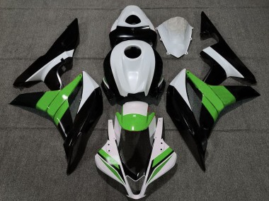 Lojas Carenagens Moto Honda CBR600RR 2007-2008 - Branco Verde Preto Brilhante