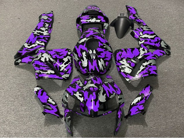 Lojas Carenagens Moto Honda CBR600RR 2005-2006 - Camouflage Roxo