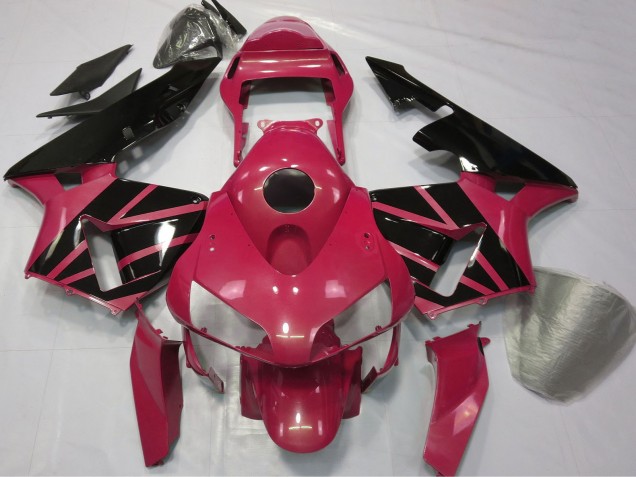 Lojas Carenagens Moto Honda CBR600RR 2003-2004 - Vermelho Preto Brilhante Listra