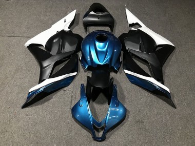 Lojas Carenagens Moto Honda CBR600RR 2009-2012 - Branco Azul Preto Fosco