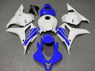 Lojas Carenagens Moto Honda CBR600RR 2009-2012 - Branco Azul Listra