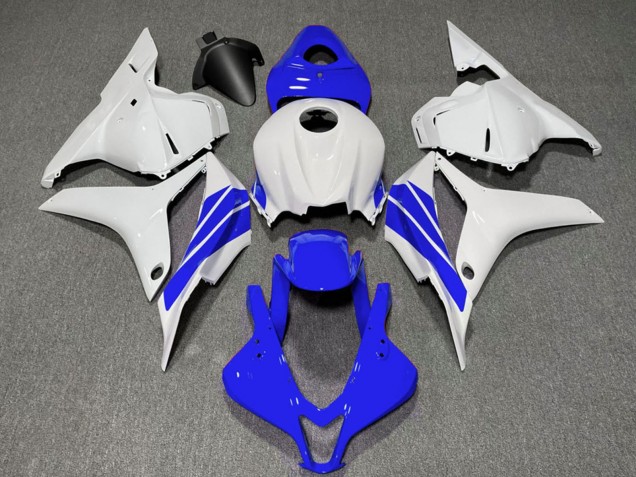 Lojas Carenagens Moto Honda CBR600RR 2009-2012 - Branco Azul Listra