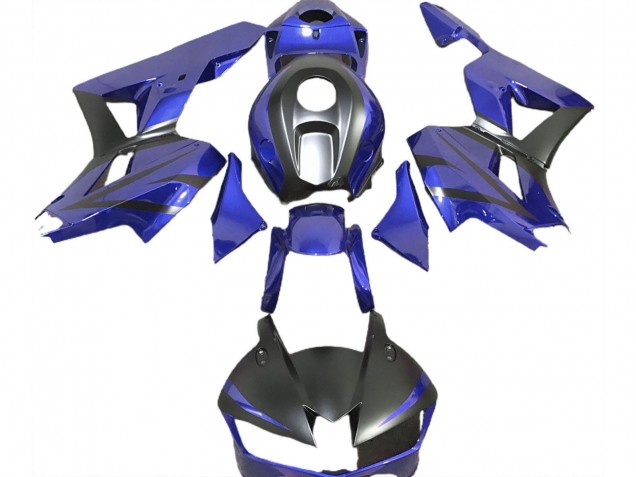 Lojas Carenagens Moto Honda CBR600RR 2013-2023 - Azul Preto Fosco