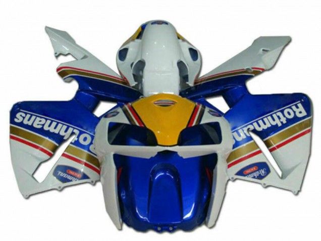 Lojas Carenagens Moto Honda CBR600RR 2005-2006 - Azul Ouro Vermelho Branco Rothmans