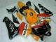 Lojas Carenagens Moto Honda CBR600RR 2005-2006 - Laranja Branco Vermelho Preto Repsol