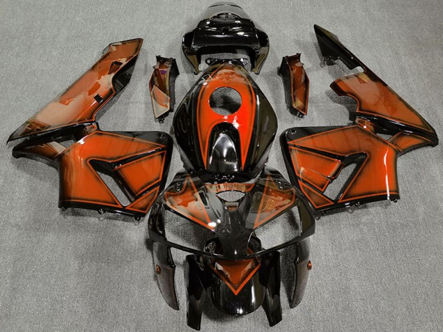 Lojas Carenagens Moto Honda CBR600RR 2005-2006 - Laranja Profundo