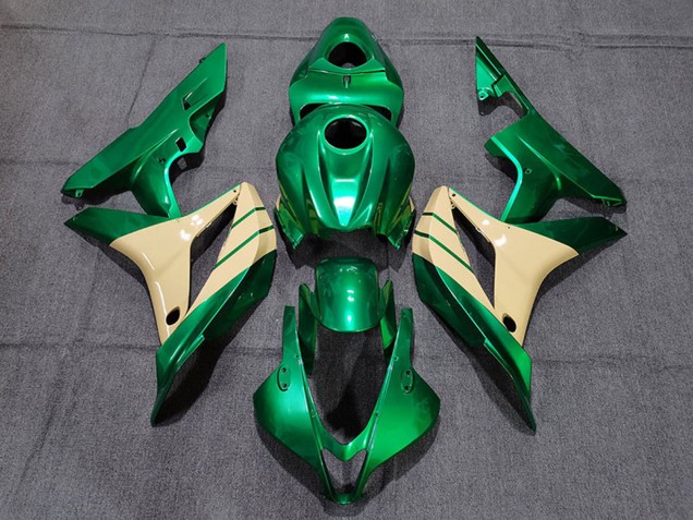 Lojas Carenagens Moto Honda CBR600RR 2007-2008 - Verde Esmeralda Tan