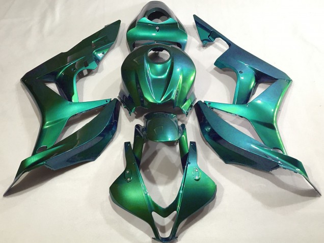 Lojas Carenagens Moto Honda CBR600RR 2007-2008 - Verde Esmeralda Plano
