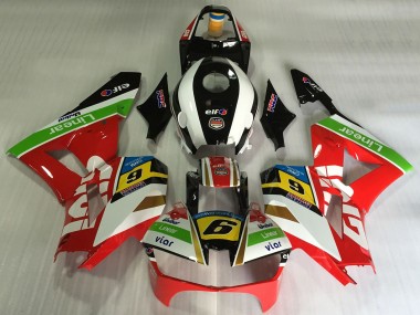 Lojas Carenagens Moto Honda CBR600RR 2013-2023 - Branco Vermelho Verde Amarelo Preto Brilhante Givi 6