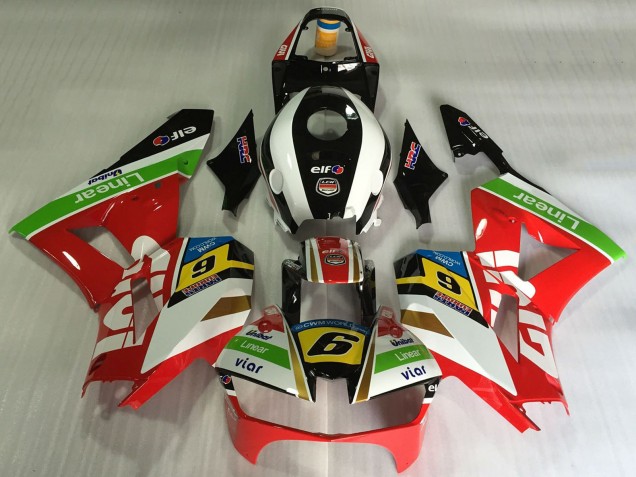 Lojas Carenagens Moto Honda CBR600RR 2013-2023 - Branco Vermelho Verde Amarelo Preto Brilhante Givi 6