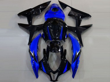 Lojas Carenagens Moto Honda CBR600RR 2007-2008 - Azul Preto Brilhante