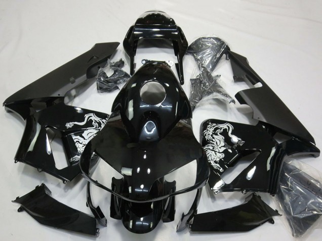 Lojas Carenagens Moto Honda CBR600RR 2003-2004 - Preto Brilhante Especial Estilo