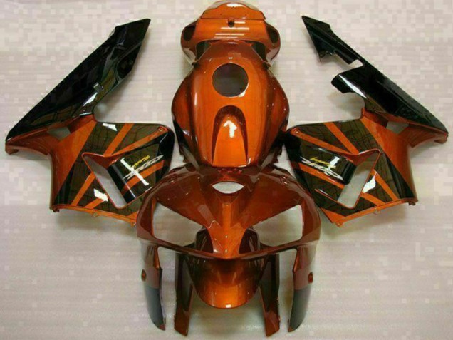 Lojas Kits Carenagem Moto Honda CBR600RR 2005-2006 - Laranja Preto