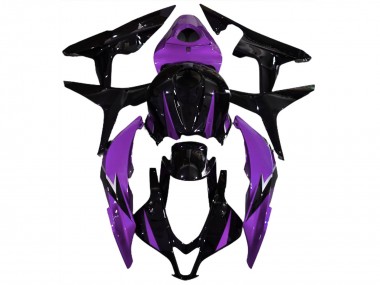 Lojas Carenagens Moto Honda CBR600RR 2007-2008 - Roxo Preto Brilhante