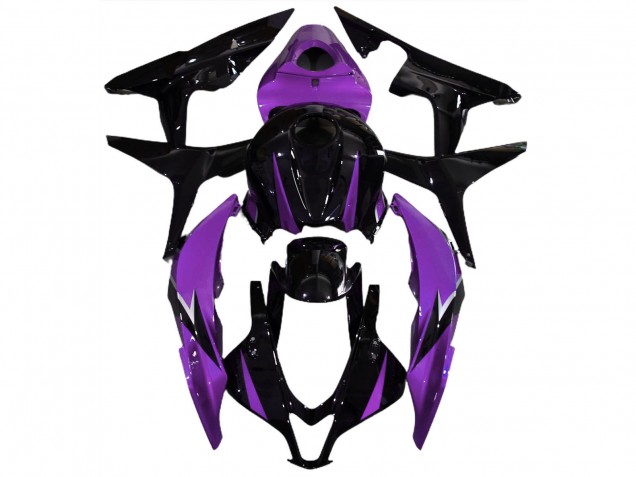 Lojas Carenagens Moto Honda CBR600RR 2007-2008 - Roxo Preto Brilhante