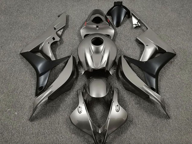 Lojas Carenagens Moto Honda CBR600RR 2007-2008 - Prata Preto Fosco
