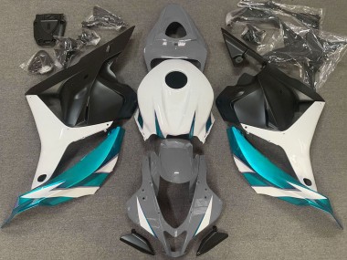 Lojas Carenagens Moto Honda CBR600RR 2009-2012 - Branco Cinzento Azul Preto Fosco