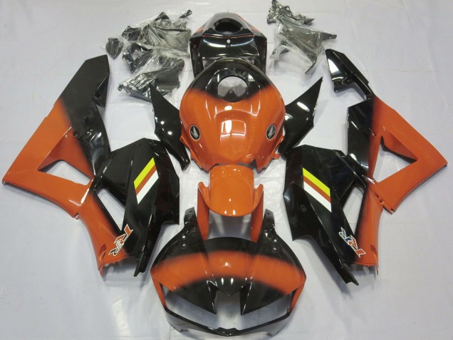 Lojas Carenagens Moto Honda CBR600RR 2013-2023 - Laranja Preto Brilhante Branco Amarelo