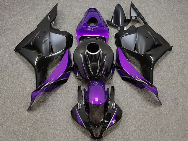 Lojas Carenagens Moto Honda CBR600RR 2009-2012 - Branco Roxo Azul Preto Fosco