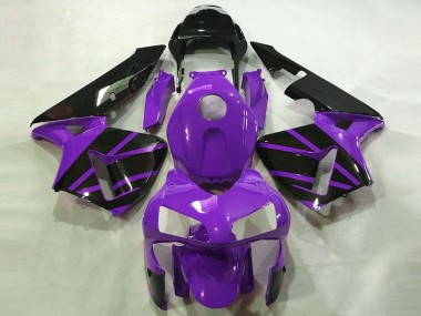 Lojas Carenagens Moto Honda CBR600RR 2003-2004 - Roxo Preto Brilhante OEM Estilo