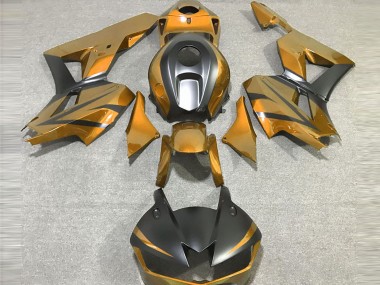 Lojas Carenagens Moto Honda CBR600RR 2013-2023 - Ouro Preto Fosco
