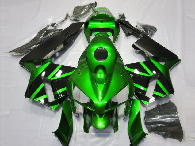 Lojas Carenagens Moto Honda CBR600RR 2005-2006 - Verde Preto