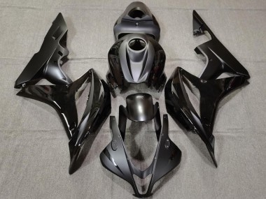 Lojas Carenagens Moto Honda CBR600RR 2007-2008 - Preto Brilhante Preto Fosco
