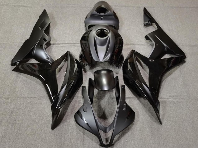 Lojas Carenagens Moto Honda CBR600RR 2007-2008 - Preto Brilhante Preto Fosco