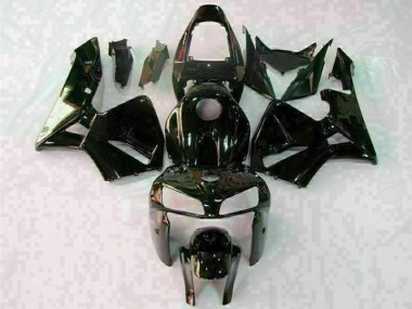 Lojas Carenagens Moto Honda CBR600RR 2005-2006 - Preto Brilhante Branco