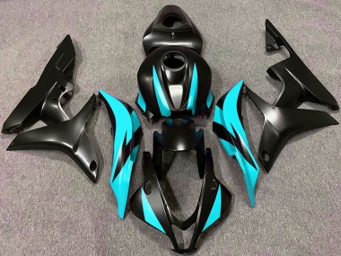 Lojas Carenagens Moto Honda CBR600RR 2007-2008 - Ciano Azul Preto Fosco