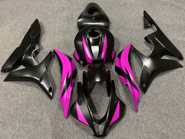 Lojas Carenagem Moto Honda CBR600RR 2007-2008 - Rosa Preto Fosco