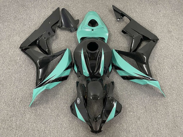 Lojas Carenagens Moto Honda CBR600RR 2007-2008 - Verde Menta Preto Brilhante