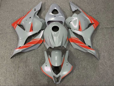 Lojas Carenagens Moto Honda CBR600RR 2009-2012 - Nardo Cinzento Vermelho