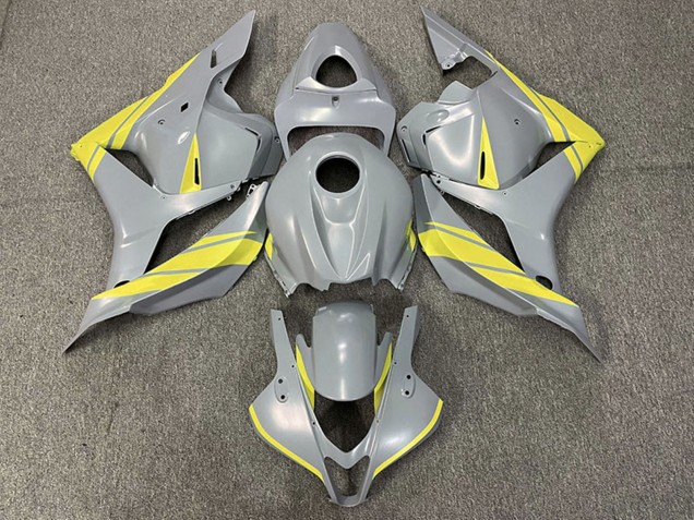 Lojas Carenagens Moto Honda CBR600RR 2009-2012 - Nardo Cinzento Amarelo