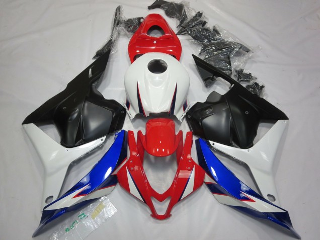 Lojas Carenagens Moto Honda CBR600RR 2009-2012 - Branco Vermelho Azul Preto OEM Estilo
