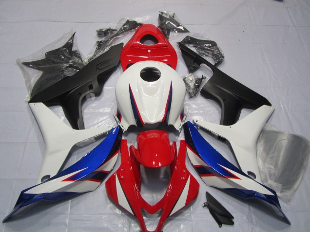 Lojas Carenagens Moto Honda CBR600RR 2007-2008 - Branco Vermelho Azul Preto Fosco OEM Estilo