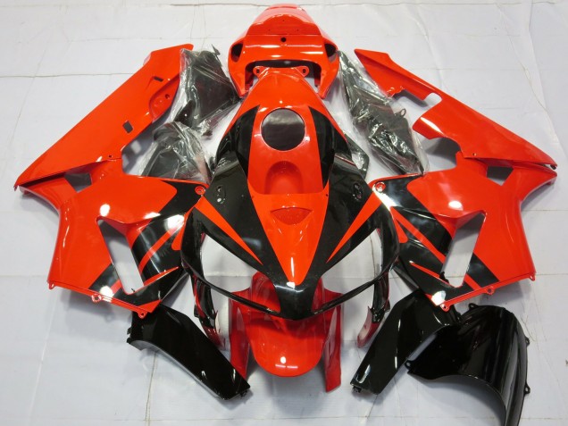 Lojas Carenagens Moto Honda CBR600RR 2005-2006 - Vermelho Preto Listra