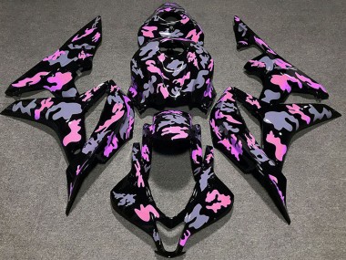 Lojas Carenagens Moto Honda CBR600RR 2007-2008 - Rosa Cinzento Camouflage