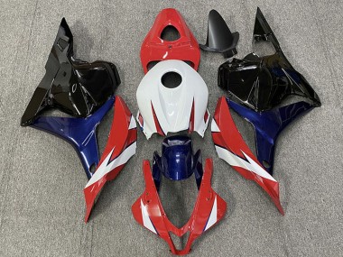 Lojas Carenagens Moto Honda CBR600RR 2009-2012 - Branco Vermelho Azul Preto Brilhante