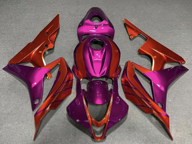 Lojas Carenagens Moto Honda CBR600RR 2007-2008 - Violeta Vermelho