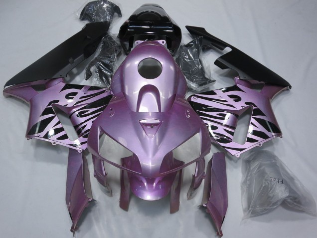 Lojas Carenagens Moto Honda CBR600RR 2005-2006 - Rose Roxo Chama