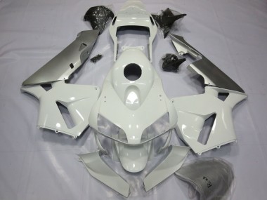 Lojas Carenagens Moto Honda CBR600RR 2003-2004 - Prata Branco