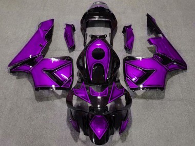 Lojas Carenagens Moto Honda CBR600RR 2003-2004 - Roxo Preto Brilhante