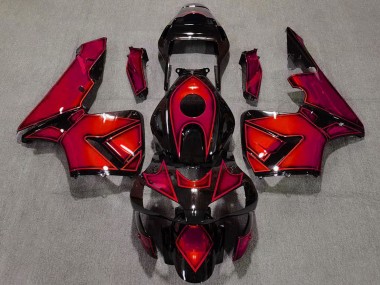 Lojas Carenagens Moto Honda CBR600RR 2003-2004 - Vermelho Preto Brilhante